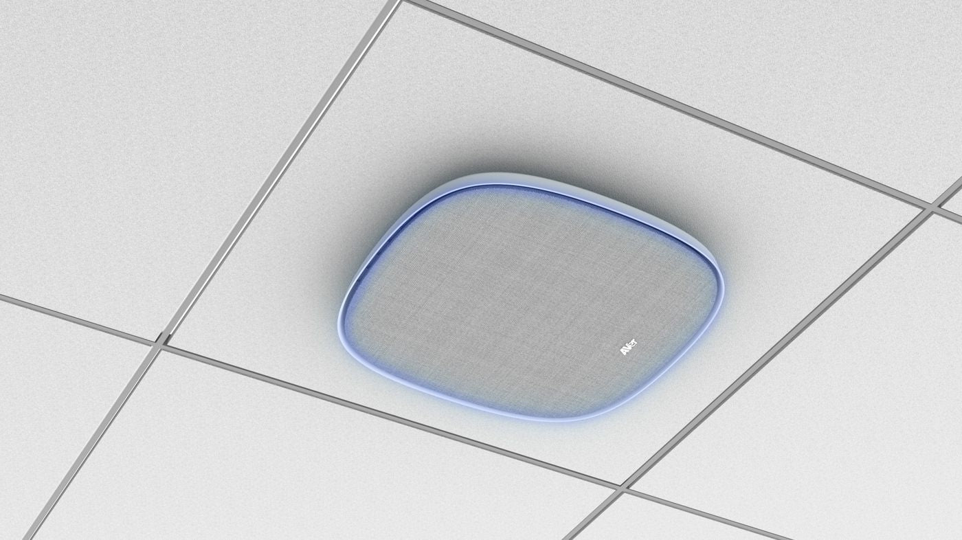 AVer FONE700 Ceiling Speakerphone with Connection HUB | 61U6300000AC Speaker Aver