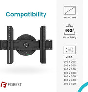 Moove 37" - 70" 360° Rotating Bracket For TV Wall Mount Wall Mount Bracket DigitalSignage