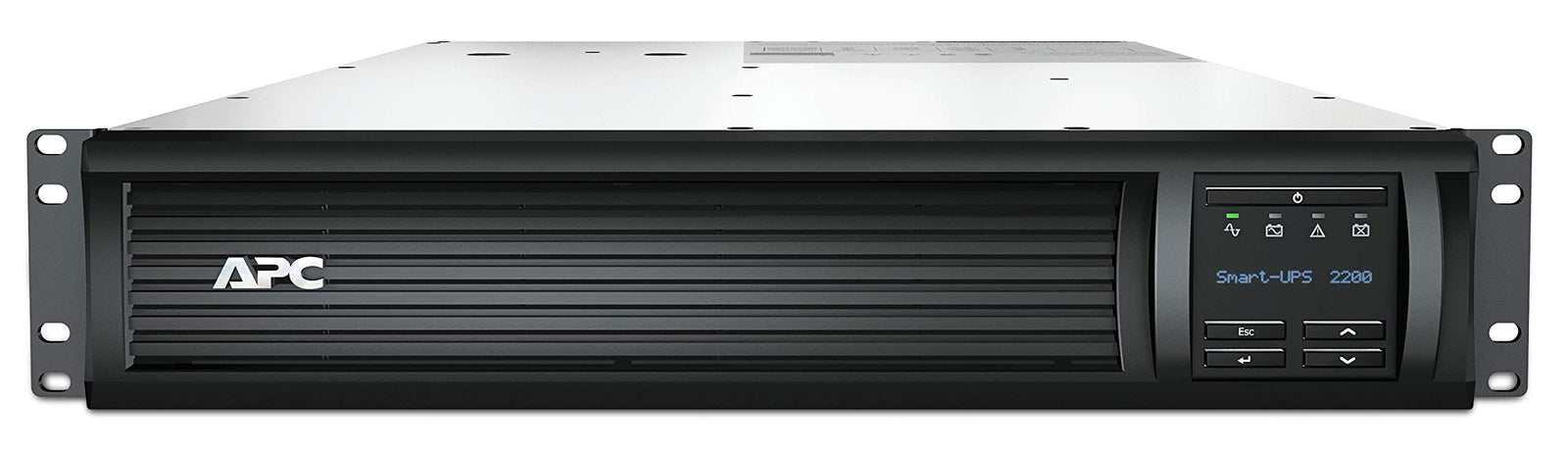 APC SMT2200RMI2UNC Smart-UPS, Line Interactive, 2200VA, Rackmount 2U, 230V, 8x IEC C13+2x IEC C19 Outlets Uninterruptible Power Supply APC