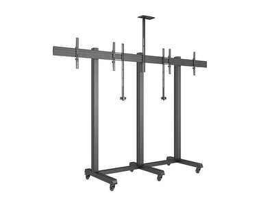 Multibrackets M Pro Series - Collaboration Floorstand Side by Side - 90" Multibrackets Mobile Trolley Multibrackets