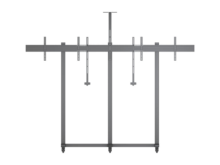 Multibrackets M Pro Series - Collaboration Floorstand Side by Side - 90" Mobile Trolley Multibrackets