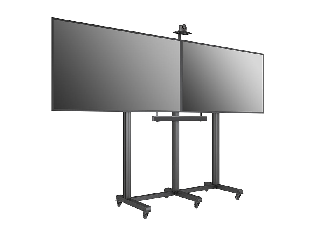 Multibrackets M Pro Series - Collaboration Floorstand Side by Side - 90" Mobile Trolley Multibrackets