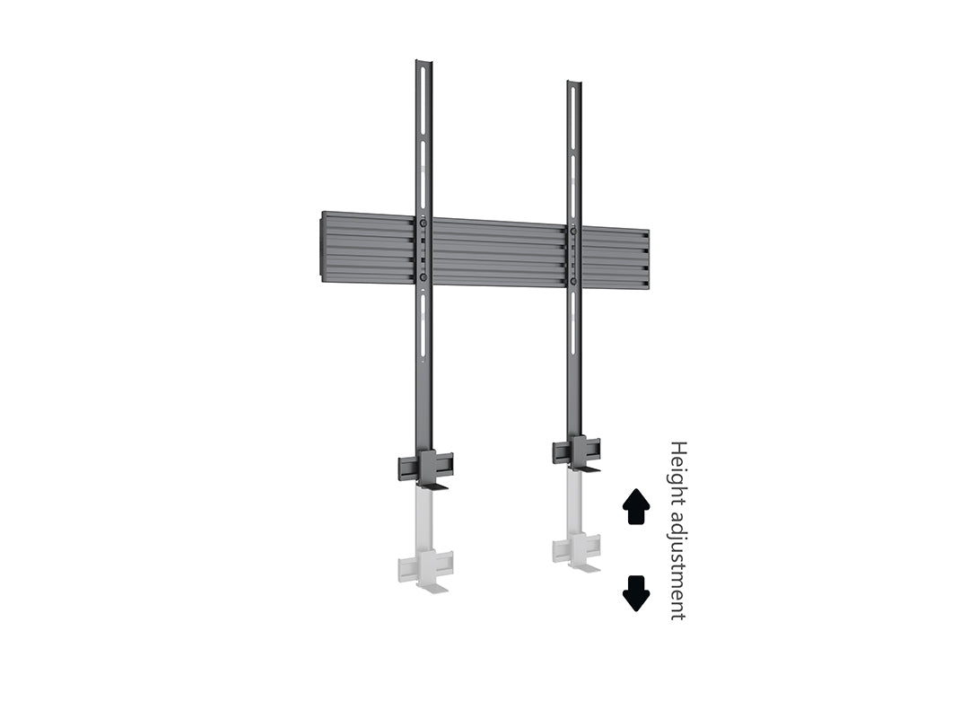 Multibrackets M Pro Series - Collaboration Floorstand Side by Side - 90" Mobile Trolley Multibrackets