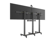 Multibrackets M Pro Series - Collaboration Floorstand Side by Side - 90" Mobile Trolley Multibrackets