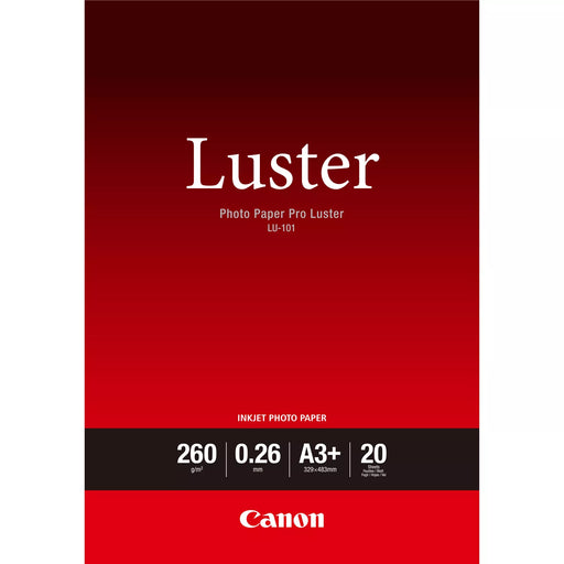 Canon LU-101 Luster Photo Paper Pro A3 Plus - 20 Sheets