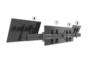 Multibrackets 32" - 50" MBW4X1U Fixed Menu Board Wall Mount Pro For 4 Screens Wall Mount Bracket Multibrackets