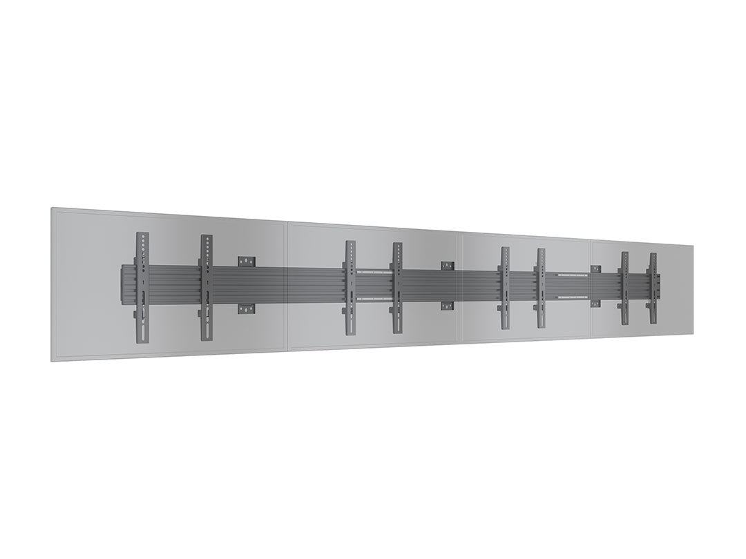 Multibrackets 32" - 50" MBW4X1U Fixed Menu Board Wall Mount Pro For 4 Screens Wall Mount Bracket Multibrackets