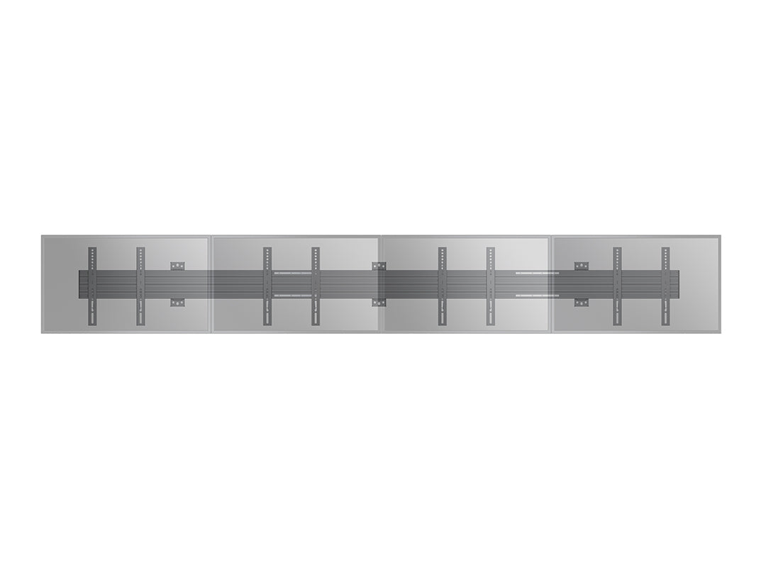 Multibrackets 32" - 50" MBW4X1U Fixed Menu Board Wall Mount Pro For 4 Screens Wall Mount Bracket Multibrackets