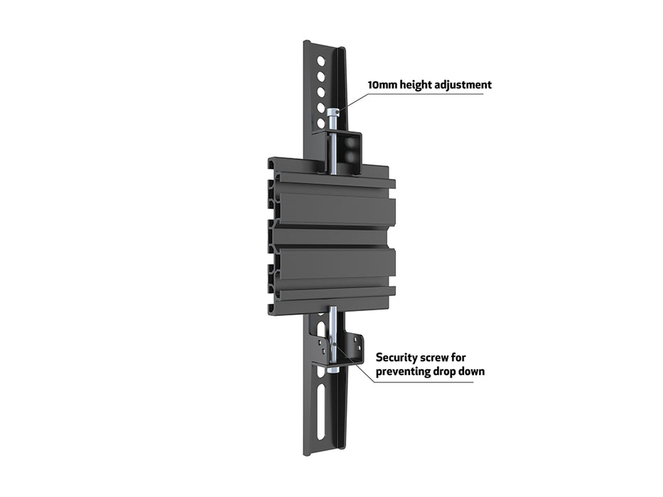 Multibrackets 32" - 50" MBW4X1U Fixed Menu Board Wall Mount Pro For 4 Screens Multibrackets Wall Mount Brackets Multibrackets