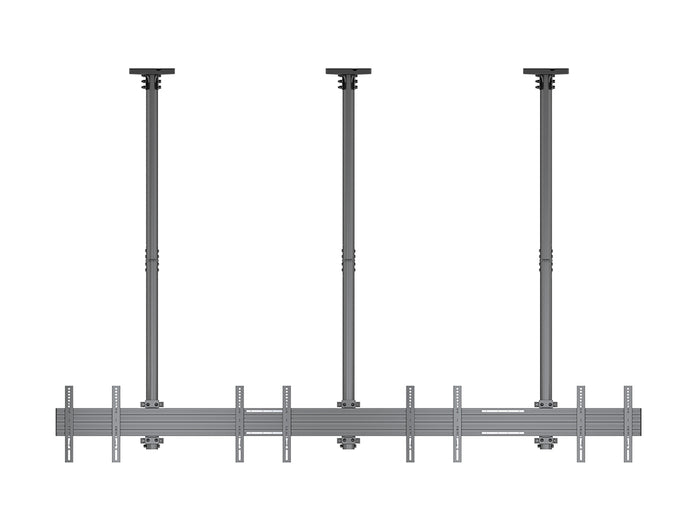 Multibrackets 32" - 50" MBC4X1U 0.5-1.5m Display Ceiling Mount Pro For 4 Screens Ceiling Mount Bracket Multibrackets