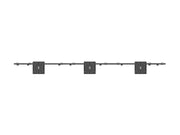 Multibrackets 32" - 50" MBC4X1U 0.5-1.5m Display Ceiling Mount Pro For 4 Screens Ceiling Mount Bracket Multibrackets