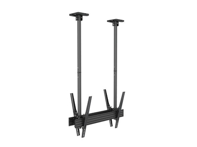 Multibrackets 40” - 100" MBC1UX2SD 1.5m Pole Display Ceiling Mount Pro For 2 Screens Ceiling Mount Brackets Multibrackets