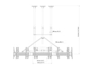 Multibrackets MBC8U Display Ceiling Mount Pro Ceiling Mount Bracket Multibrackets