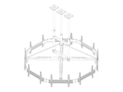 Multibrackets MBC8U Display Ceiling Mount Pro Ceiling Mount Bracket Multibrackets