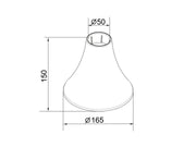 Multibrackets M Pro Series Inner Ceiling Plate Cover White Mounting Accessory Multibrackets