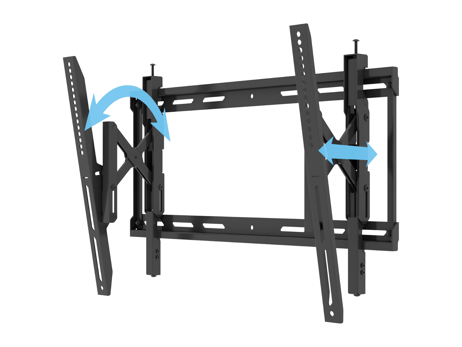 Multibrackets M Universal Push Out Tilt 600 TV Wall Mount - 43" to 86" Screen Wall Mount Bracket Multibrackets
