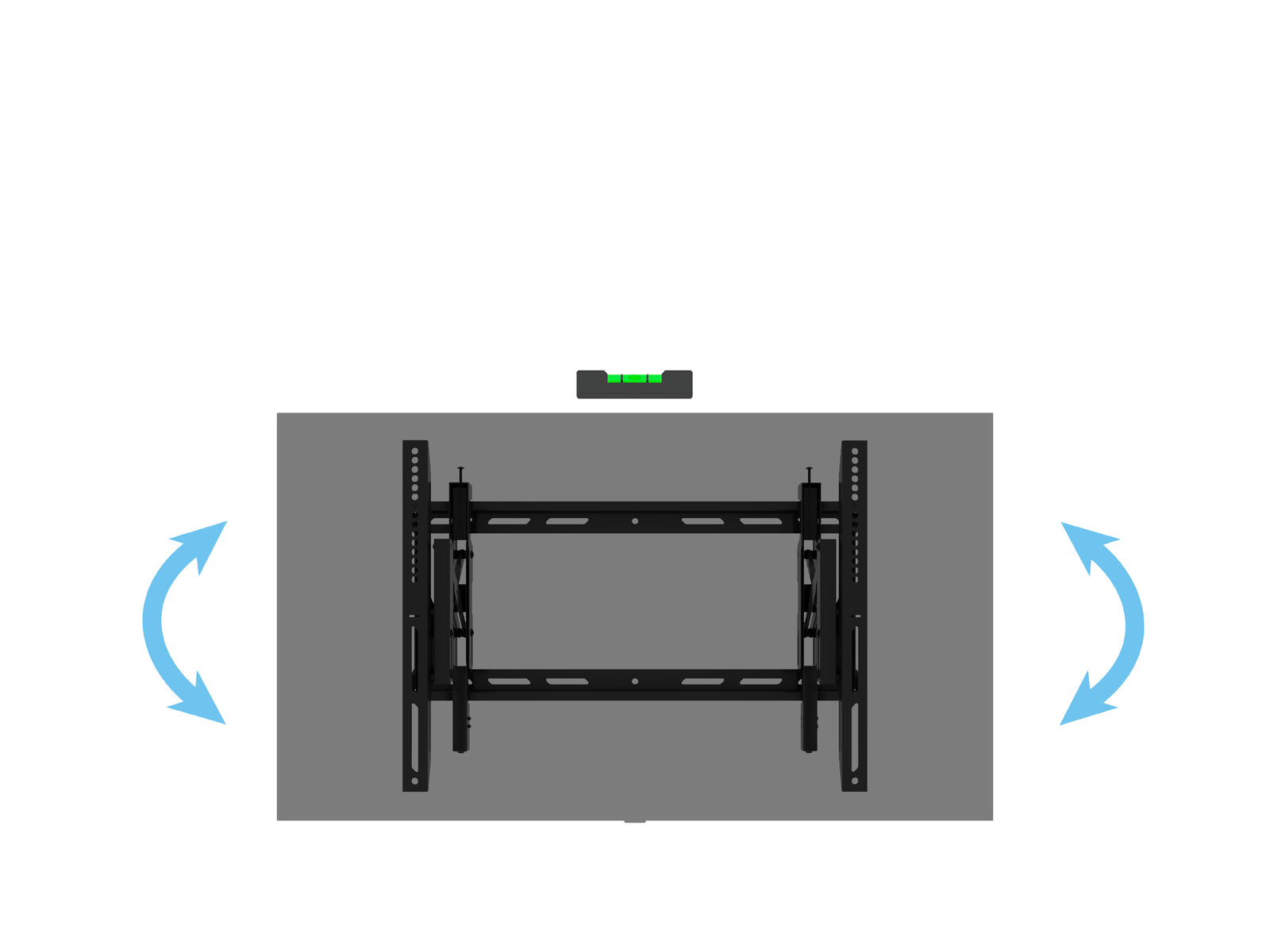 Multibrackets M Universal Push Out Tilt 600 TV Wall Mount - 43" to 86" Screen Wall Mount Bracket Multibrackets