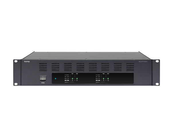 BIAMP REVAMP4120T 4-Channel 100V Bridgeable Digital Power Amplifier - 4x120W Audio Amplifier BIAMP