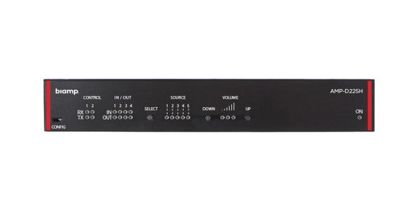 BIAMP BIAAMPD225H 2-CHANNEL, 25W AMPLIFIER Audio Amplifier BIAMP