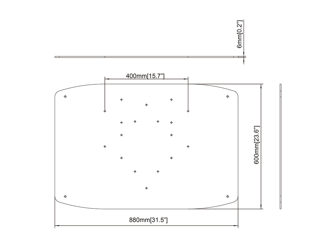 Multibrackets M Pro Series Large Floorbase Mounting Accessory Multibrackets