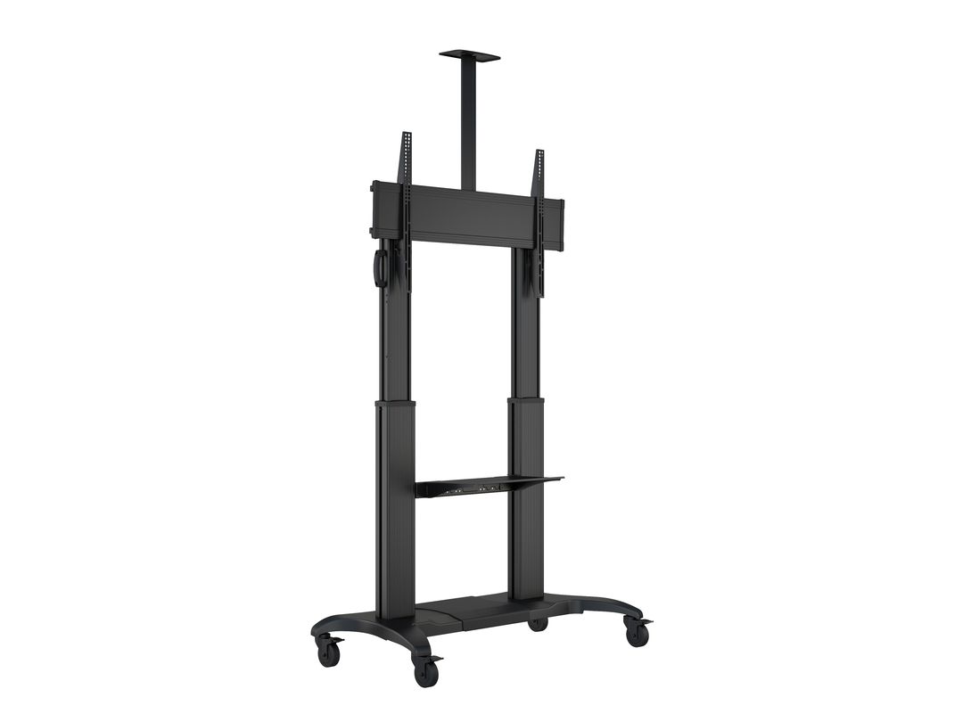 Multibrackets 60" - 100" Height Adjustable Mobile Trolley With Media Shelf & Camera Holder Mobile Trolley Multibrackets