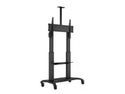 Multibrackets 60" - 100" Height Adjustable Mobile Trolley With Media Shelf & Camera Holder Mobile Trolley Multibrackets