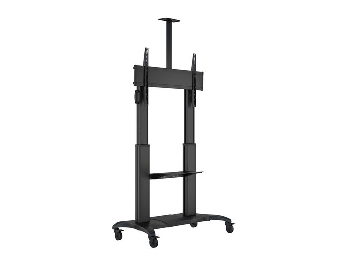 Multibrackets 60" - 100" Height Adjustable Mobile Trolley With Media Shelf & Camera Holder Mobile Trolley Multibrackets