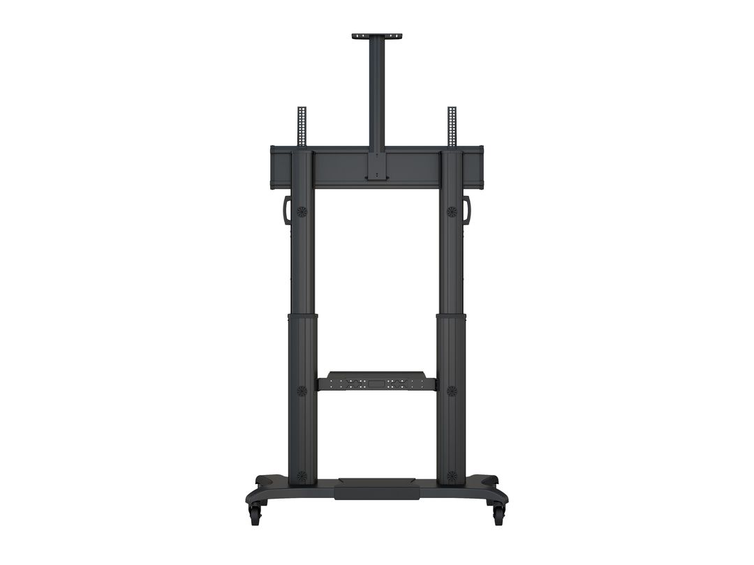 Multibrackets 60" - 100" Height Adjustable Mobile Trolley With Media Shelf & Camera Holder Mobile Trolley Multibrackets
