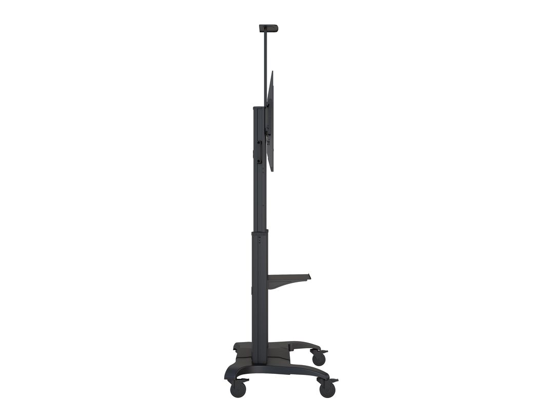 Multibrackets 60" - 100" Height Adjustable Mobile Trolley With Media Shelf & Camera Holder Mobile Trolley Multibrackets