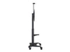 Multibrackets Height Adjustable Mobile Trolley With Media Shelf & Camera Holder - Up to 60-100" Screen