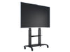 Multibrackets Height Adjustable Mobile Trolley With Media Shelf & Camera Holder - Up to 60-100" Screen