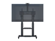 Multibrackets 60" - 100" Height Adjustable Mobile Trolley With Media Shelf & Camera Holder Mobile Trolley Multibrackets