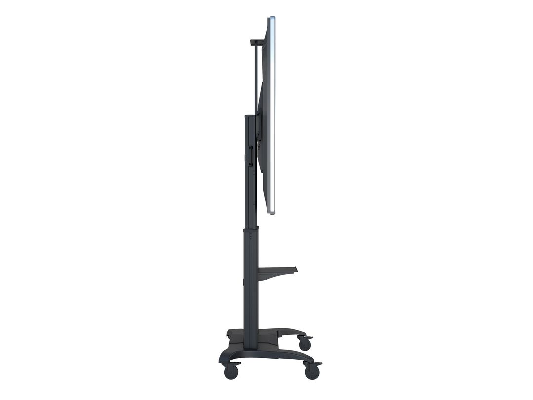 Multibrackets 60" - 100" Height Adjustable Mobile Trolley With Media Shelf & Camera Holder Mobile Trolley Multibrackets