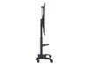 Multibrackets Height Adjustable Mobile Trolley With Media Shelf & Camera Holder - Up to 60-100" Screen