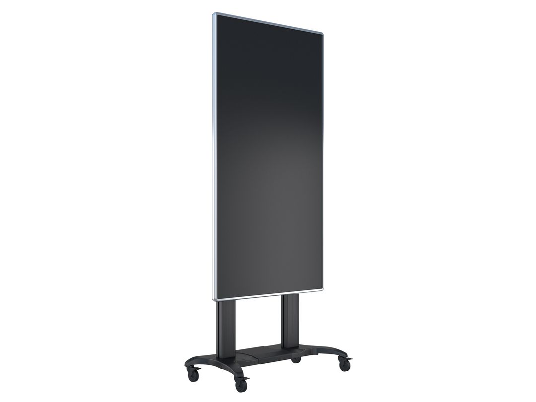 Multibrackets 60" - 100" Height Adjustable Mobile Trolley With Media Shelf & Camera Holder Mobile Trolley Multibrackets