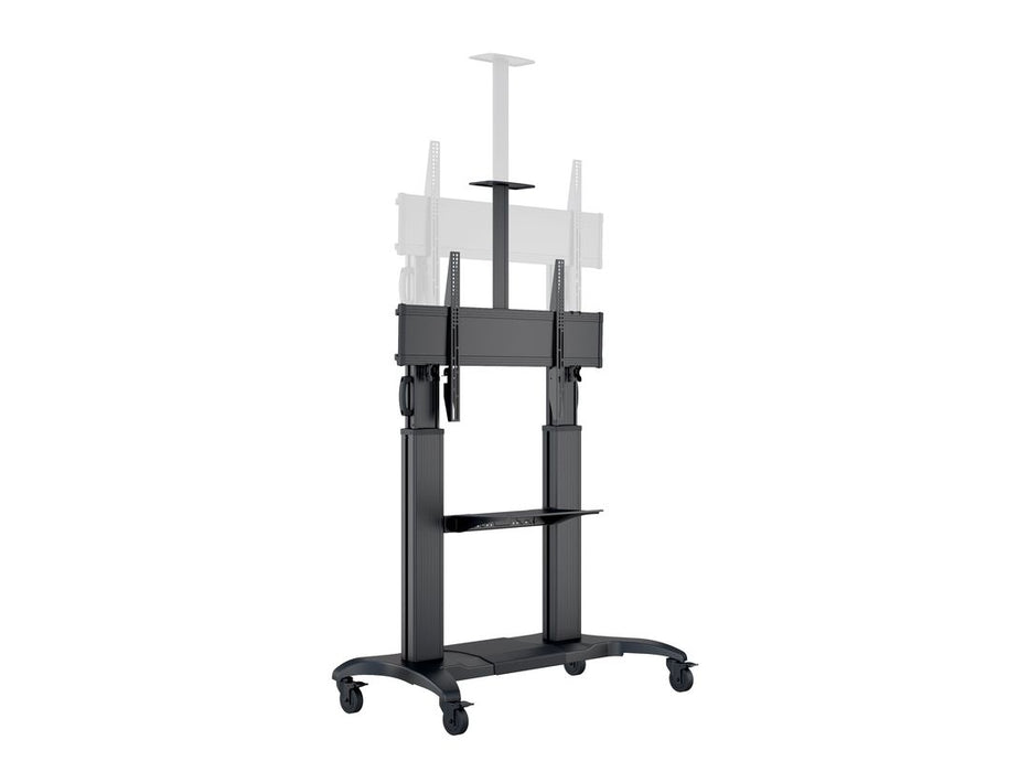 Multibrackets Height Adjustable Mobile Trolley With Media Shelf & Camera Holder - Up to 60-100" Screen