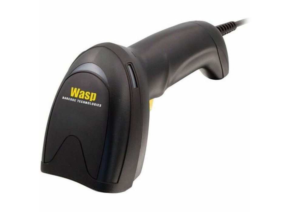 Wasp WDI9600 USB Laser Barcode Scanner Kit – 1D, CCD, IP52, 400 Scans/sec | 633809009013 Wasp Barcode Scanner Wasp