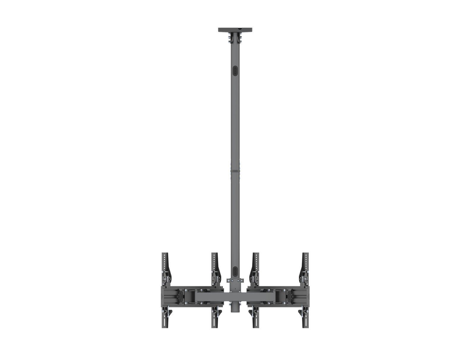 Multibrackets MBC2UPV M Pro 1.5m 2-Screen Ceiling Mount For 43"-50" Screens | 7350105216343 Ceiling Mount Bracket Multibrackets