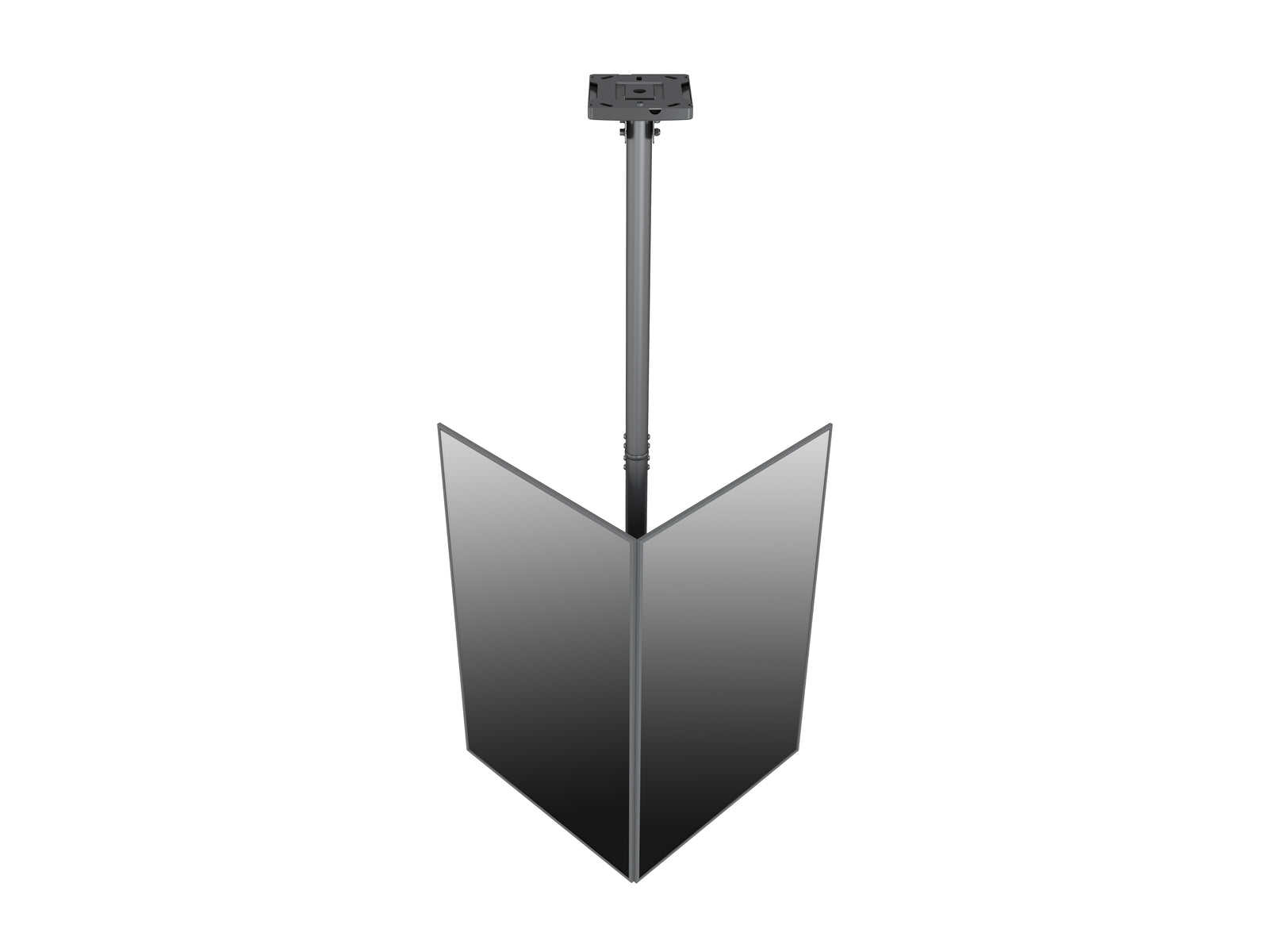 Multibrackets MBC2UPV M Pro 1.5m 2-Screen Ceiling Mount For 43"-50" Screens | 7350105216343 Ceiling Mount Bracket Multibrackets