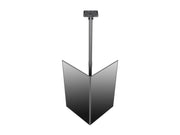 Multibrackets MBC2UPV M Pro 1.5m 2-Screen Ceiling Mount For 43"-50" Screens | 7350105216343 Ceiling Mount Bracket Multibrackets