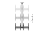Multibrackets MBC2UPV M Pro 1.5m 2-Screen Ceiling Mount For 43"-50" Screens | 7350105216343 Ceiling Mount Bracket Multibrackets