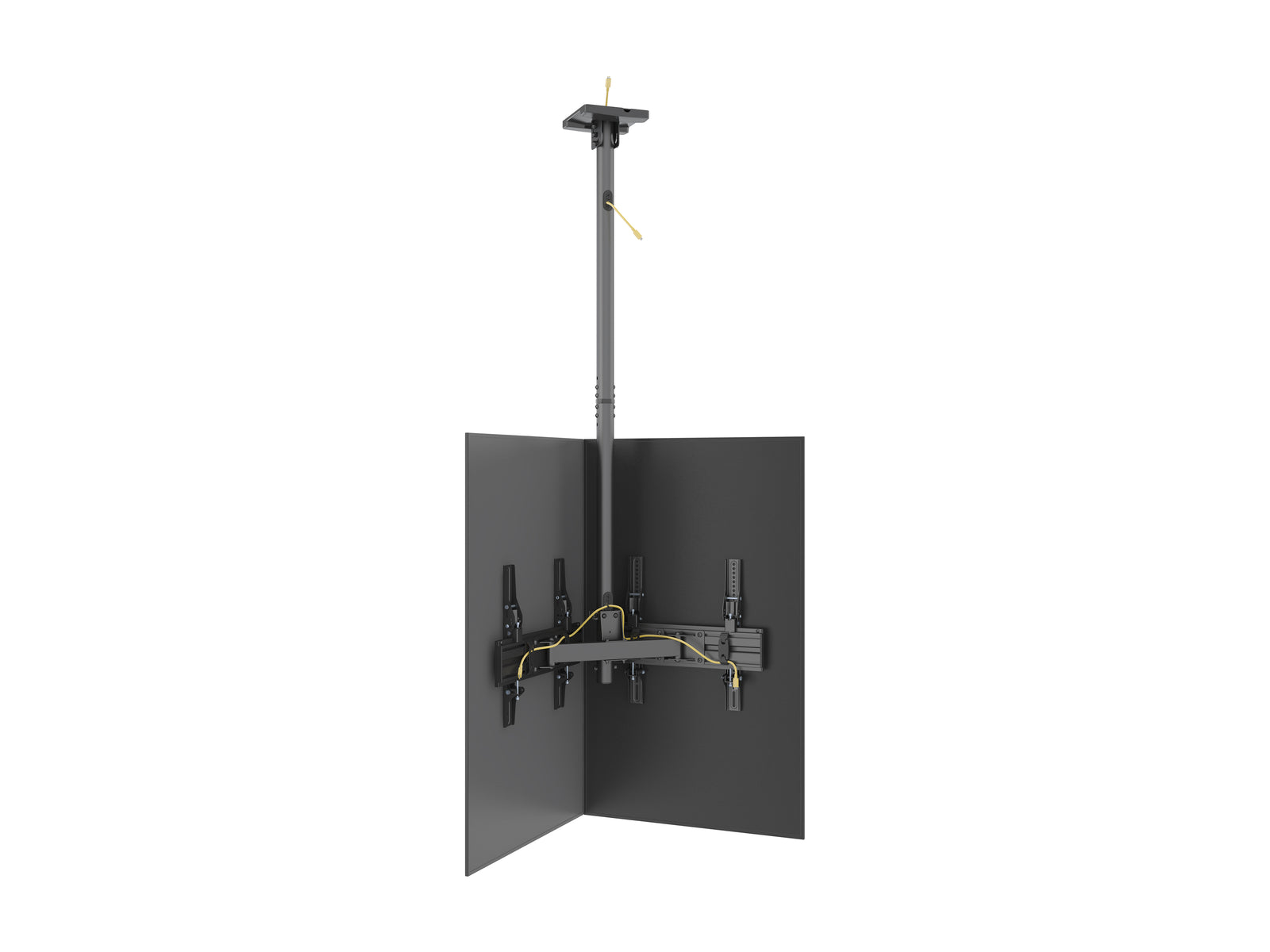Multibrackets MBC2UPV M Pro 1.5m 2-Screen Ceiling Mount For 43"-50" Screens | 7350105216343 Ceiling Mount Bracket Multibrackets