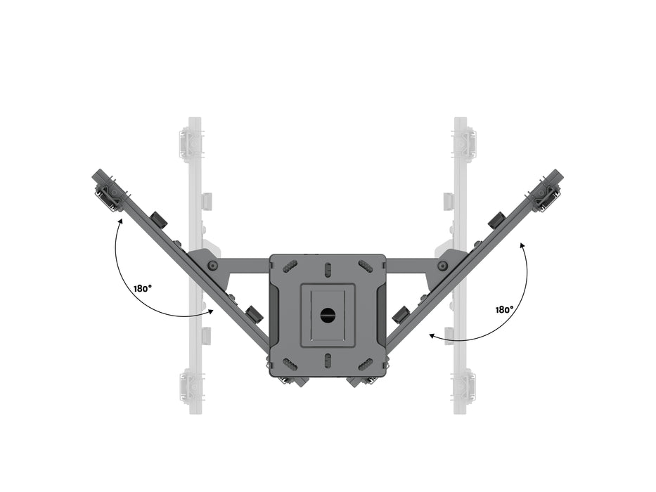 Multibrackets MBC2UPV M Pro 1.5m 2-Screen Ceiling Mount For 43"-50" Screens | 7350105216343