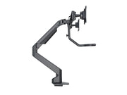 Multibrackets M VESA Gas Lift Dual Monitor Arm with Duo Crossbar for 15"–28" Monitors | 7350073736355
