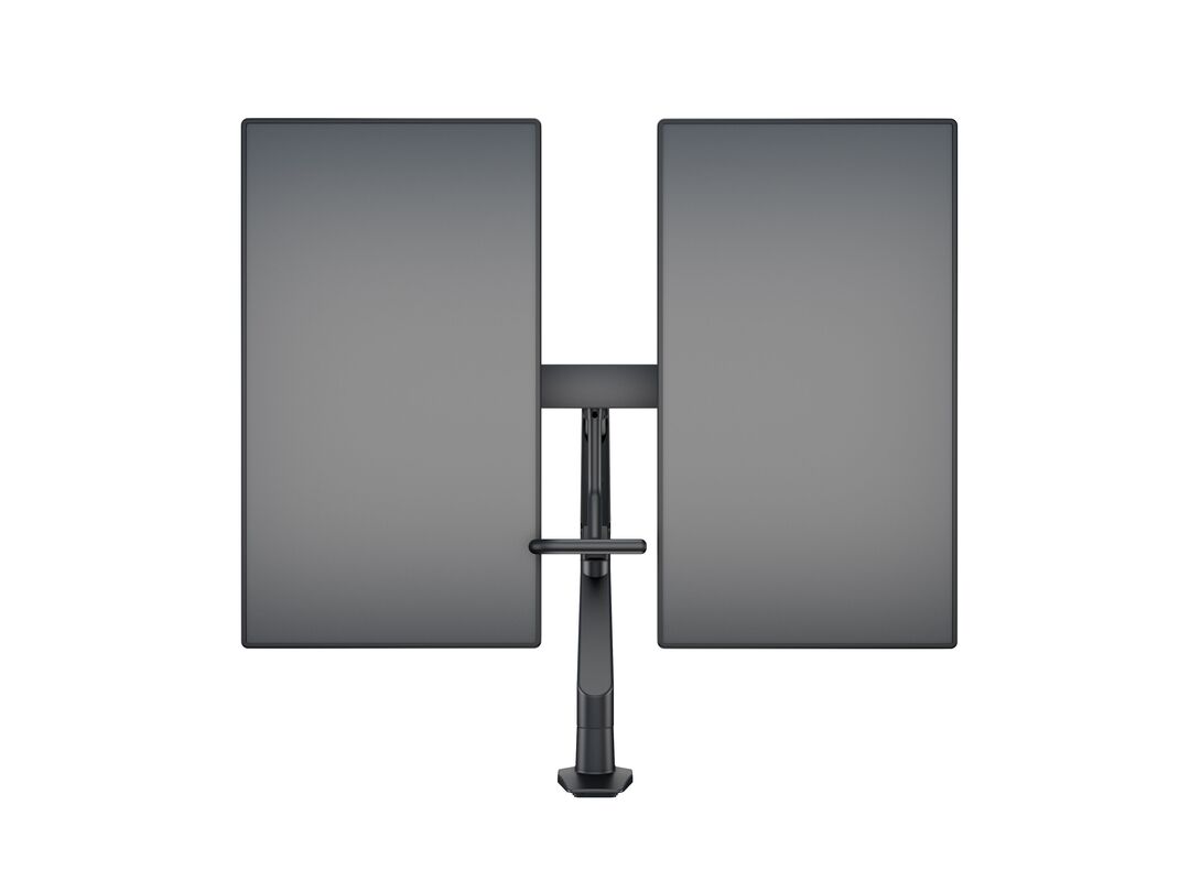 Multibrackets M VESA Gas Lift Dual Monitor Arm with Duo Crossbar for 15"–28" Monitors | 7350073736355