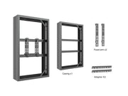 Multibrackets M Pro Series Enclosure 43" Medium B2B Black Signage Display Enclosures Multibrackets