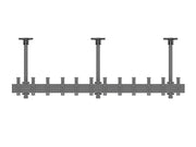 Multibrackets 0.8m Tilt 27"-32" Pro Series Portrait Menu Board Ceiling Mount For 6 Screens Ceiling Mount Bracket Multibrackets