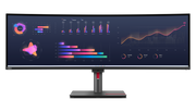 Lenovo 63DBRAT1UK/P49w-30 ThinkVision 49" 5K 60Hz Curved DQHD Thunderbolt USB-C Monitor Desktop Monitor Lenovo