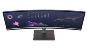 Lenovo 63DBRAT1UK/P49w-30 ThinkVision 49" 5K 60Hz Curved DQHD Thunderbolt USB-C Monitor Desktop Monitor Lenovo