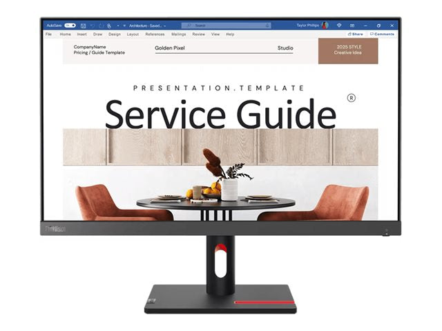 Lenovo ThinkVision S24i-30 24" IPS 100Hz Class Full HD LED Monitor | 63DEKAT3UK Desktop Monitor Lenovo